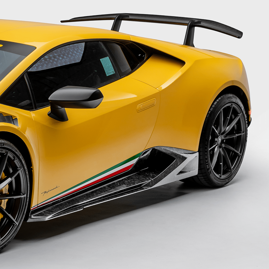 Vorsteiner - Lamborghini Huracan Performante Vicenza Edizione Aero Side  Blades (Carbon Matrix)