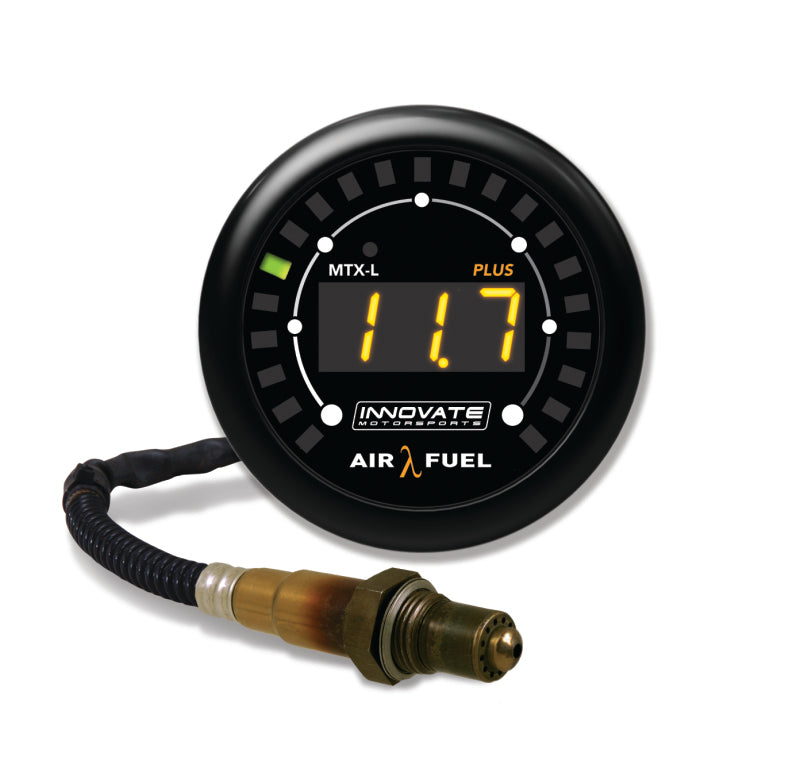 Innovate Motorsports Innovate MTX-L PLUS Digital Air/Fuel Ratio Gauge Kit 8ft w/O2 Sensor