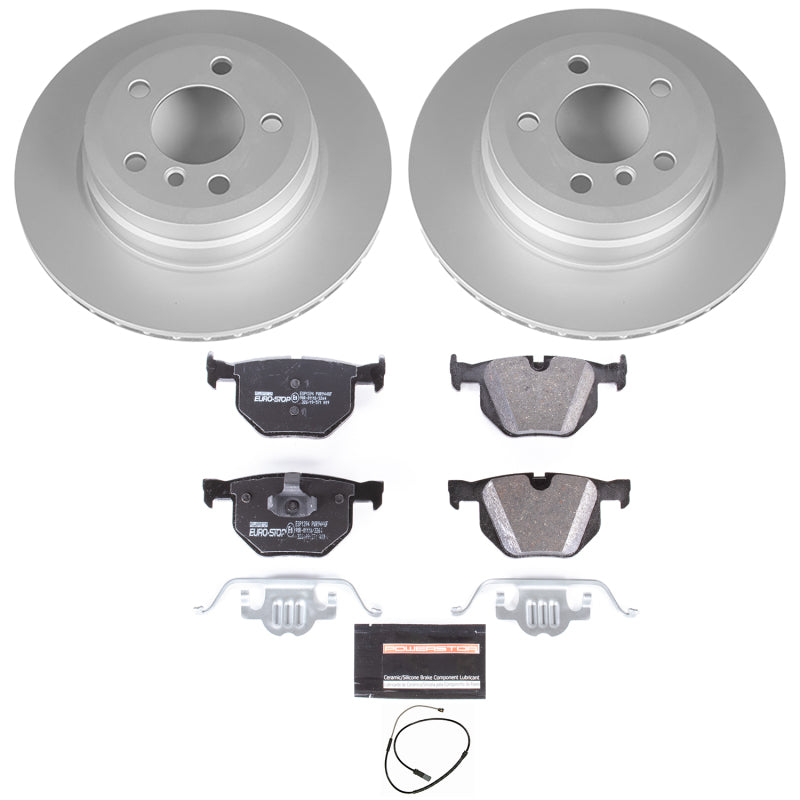 PowerStop Power Stop 16-18 BMW X5 Rear Euro-Stop Brake Kit