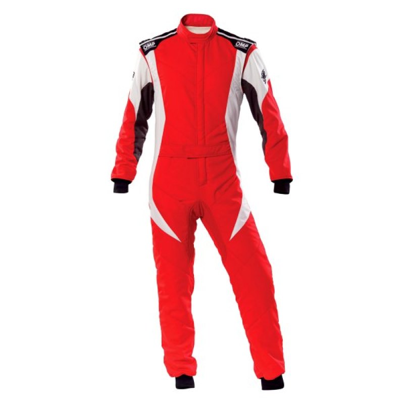 OMP Racing OMP First Evo Overall Red/White - Size 48 (Fia 8856-2018)