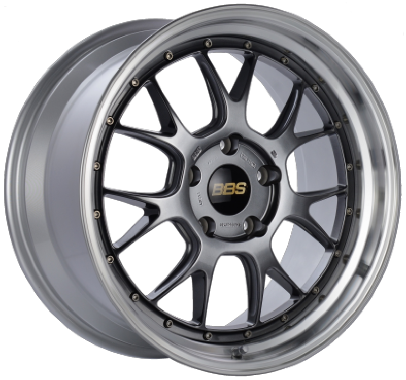 BBS LM-R 20x9.5 5x120 ET23 Diamond Black Center / Diamond Cut Lip Wheel -82mm PFS/Clip Required