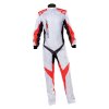 OMP Racing OMP KS-2 Art Suit Silver/Red - Size 44