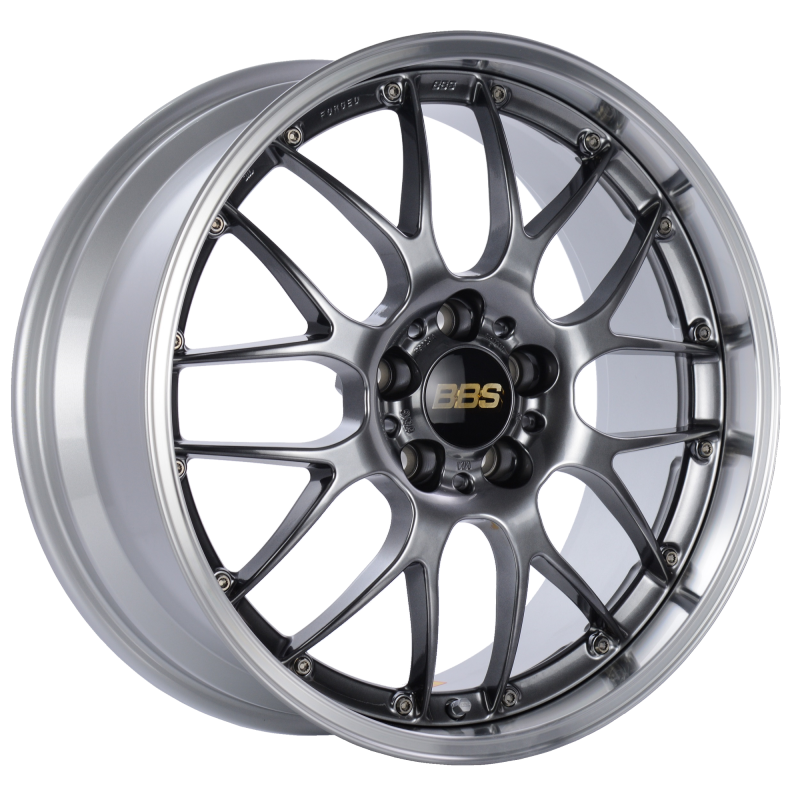 BBS RS-GT 18x8.5 5x120 ET38 CB72.5 Diamond Black Center Diamond Cut Lip Wheel