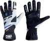 OMP Racing OMP KS-3 Gloves Black/W/Blue - Size 4 (For Children)