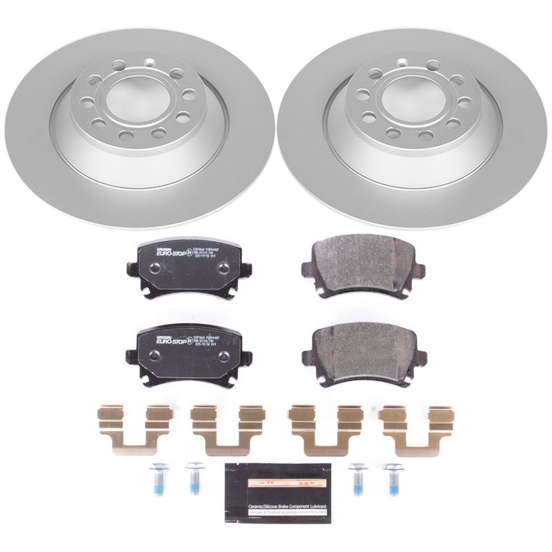 PowerStop Power Stop 05-11 Audi A6 Rear Euro-Stop Brake Kit