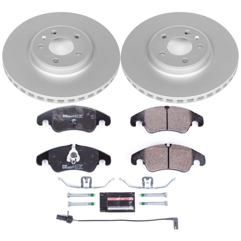 PowerStop Power Stop 09-11 Audi A4 Front Euro-Stop Brake Kit