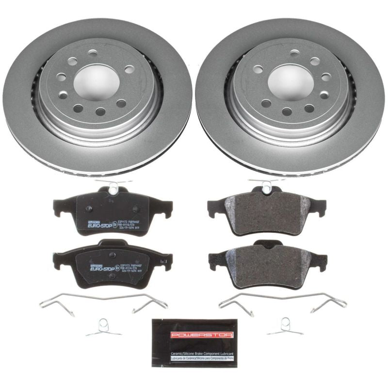 PowerStop Power Stop 08-11 Saab 9-3 Rear Euro-Stop Brake Kit