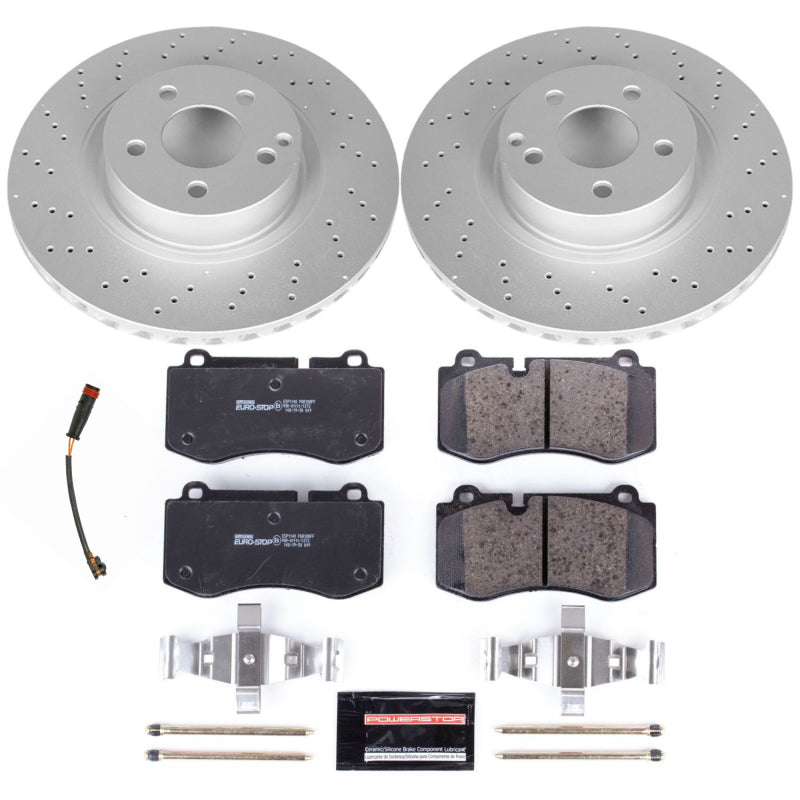 PowerStop Power Stop 07-08 Mercedes-Benz CL550 Front Euro-Stop Brake Kit