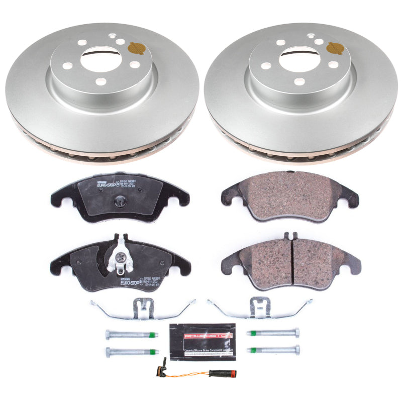 PowerStop Power Stop 13-14 Mercedes-Benz C300 Front Euro-Stop Brake Kit