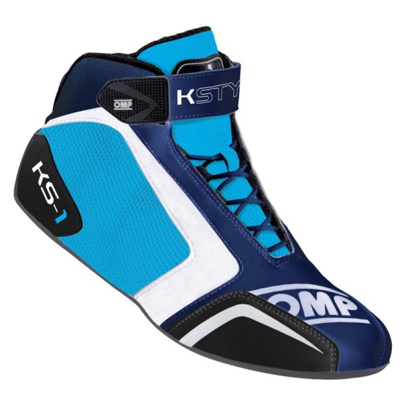 OMP Racing OMP KS-1 Shoes Blue Navy/Cyan - Size 35