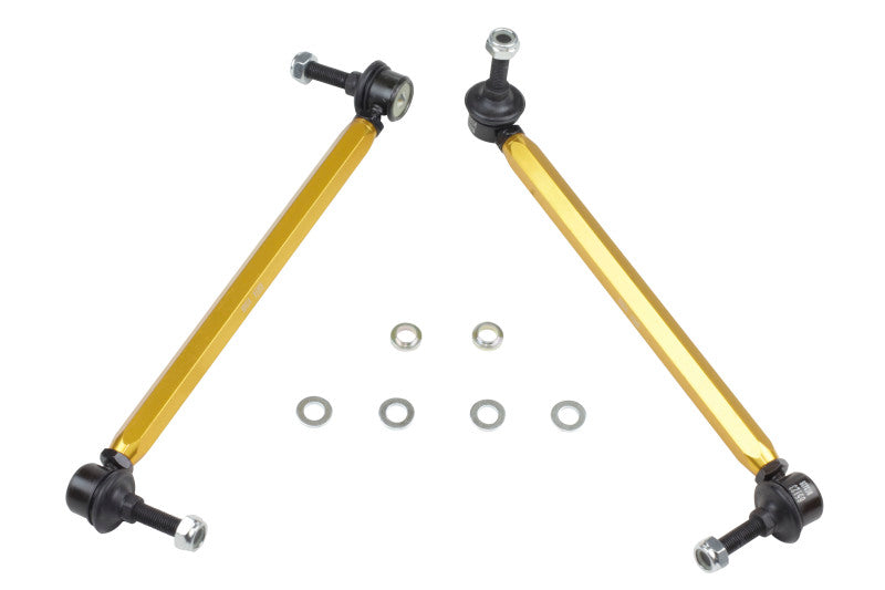 Whiteline 05+ BMW 1 Series/3/05-10/11 3 Series Front Swaybar - Link Assembly  H/Duty Adj Steel Bal