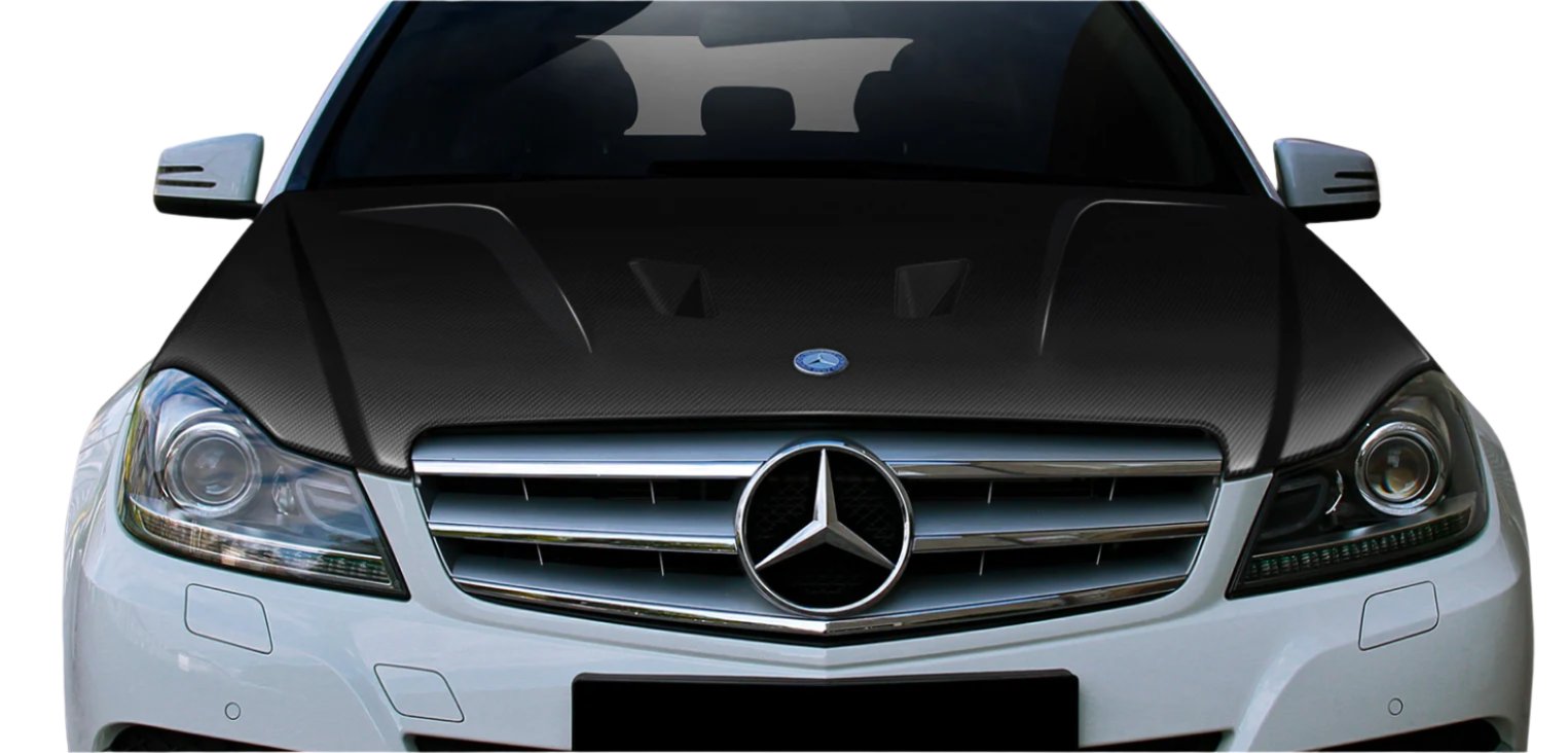 Carbon Creations Black Series Look Hood (1 Piece) - Mercedes W204 C Class (2012-2014)