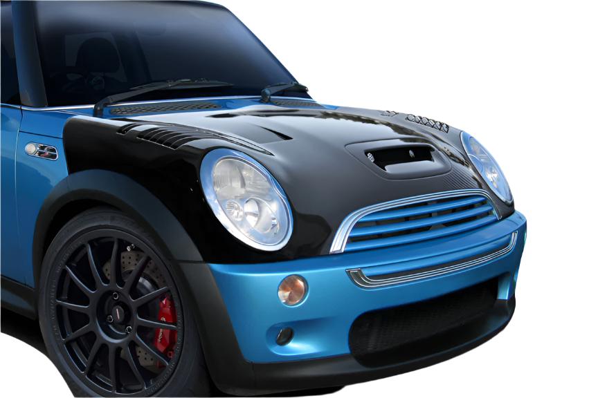 Carbon Creations DriTech Racer Hood (1 Piece) - Mini Cooper/Cooper S R50/R52/R53