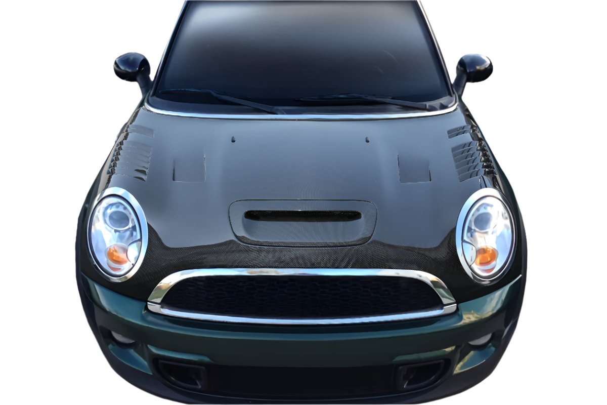 Carbon Creations DriTech Racer Hood (1 Piece) - Mini Cooper/Cooper S/Clubman/Coupe/Roadster R55/R56/R57/R58/R59