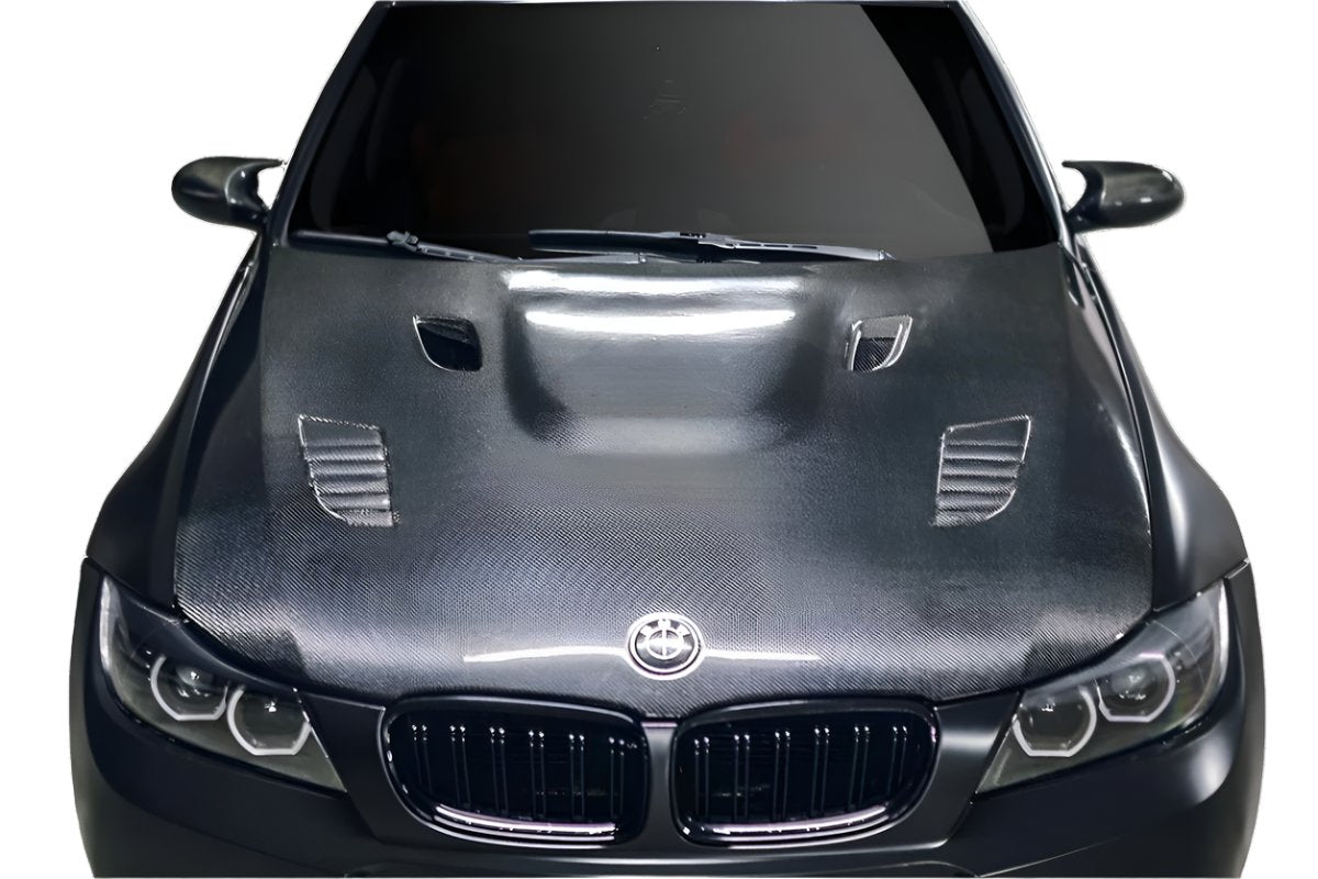 Carbon Creations DriTech AF1 Hood (1 Piece) - BMW E90 4-Door 3-Series (2009-2011)