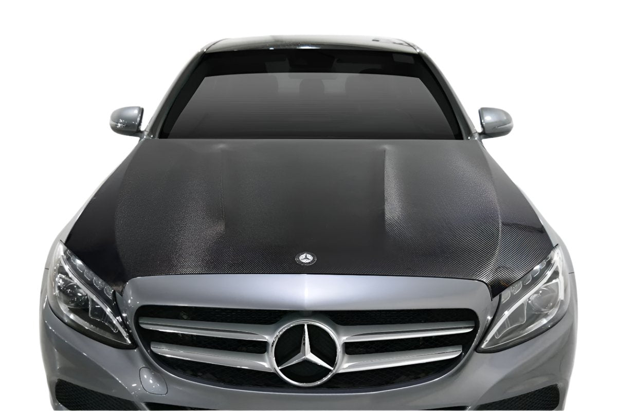 Carbon Creations DriTech C63 Look Hood (1 Piece) - Mercedes W205 C Class (2015-2021)