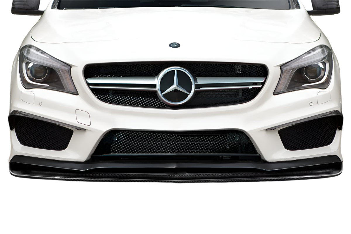 Carbon Creations R Spec Front Lip Under Spoiler (1 Piece) - Mercedes CLA Class C117 CLA45 AMG Sport Bumper ONLY (2014-2015)