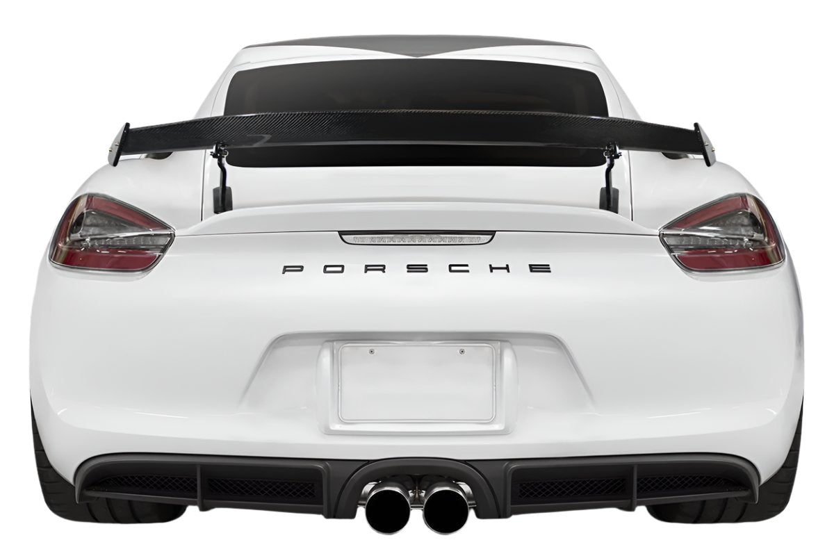 Carbon Creations GT4 Look Rear Wing Spoiler (1 Piece) - Porsche Cayman 718 (2014-2023)