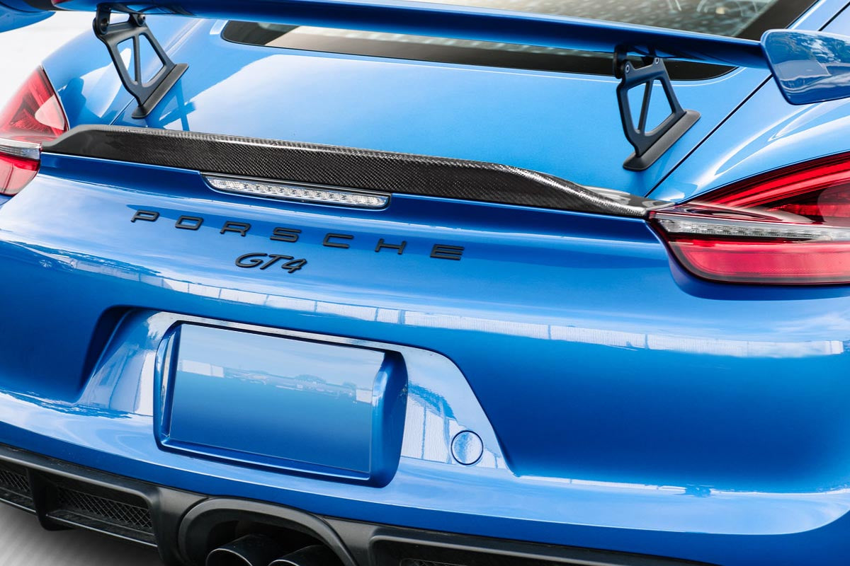 Carbon Creations GT4 Look Ducktail Rear Wing Spoiler (1 Piece) - Porsche Cayman (2014-2016)