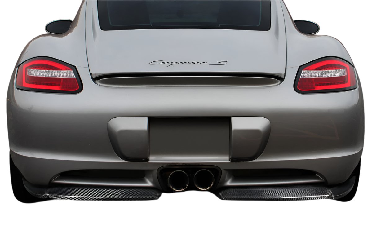 Carbon Creations Motox Rear Lip Spoiler Air Dam (2 Piece) - Porsche Cayman (2006-2010)