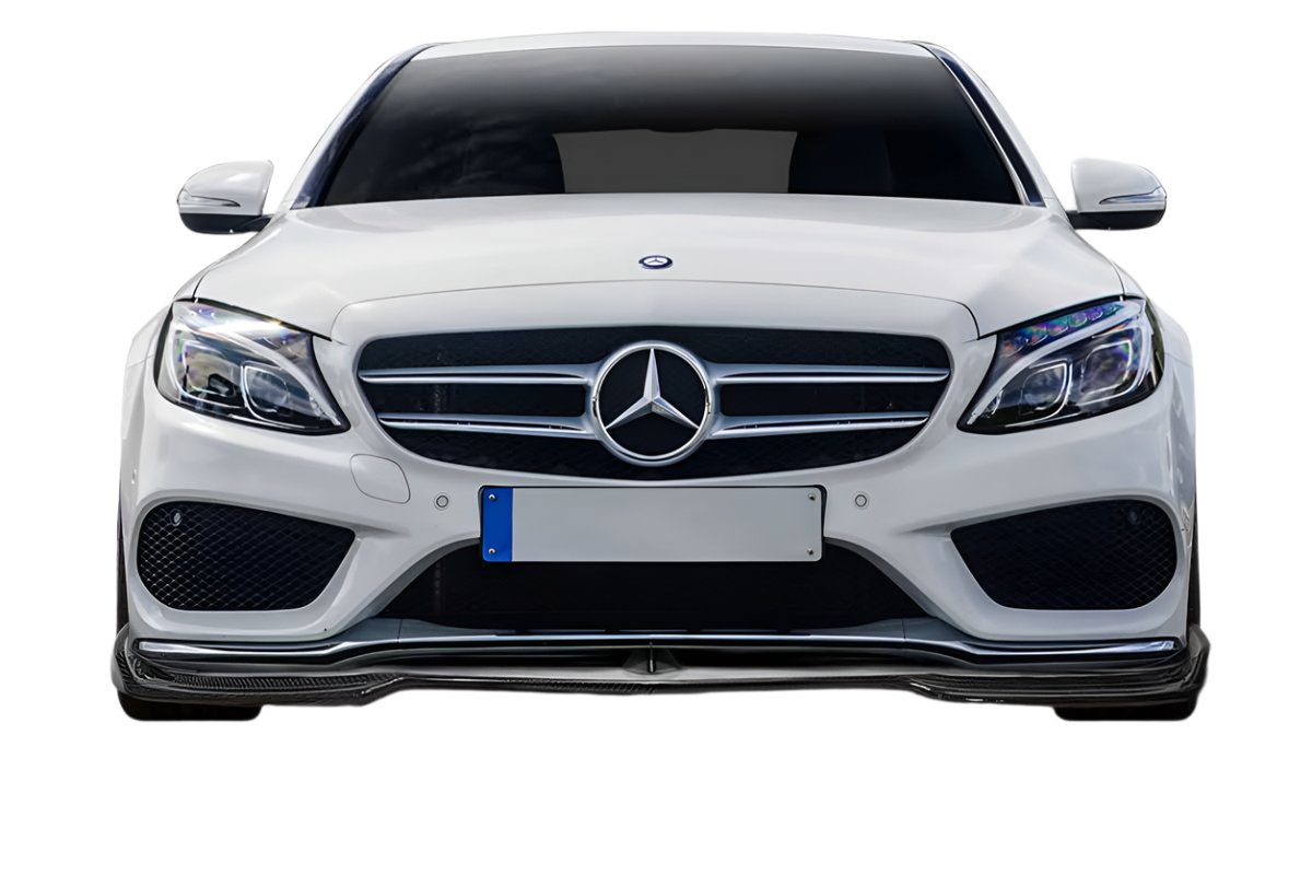 Carbon Creations DriTech Fortune Front Lip (1 Piece) - Mercedes W205 C Class AMG Bumper ONLY (2015-2021)