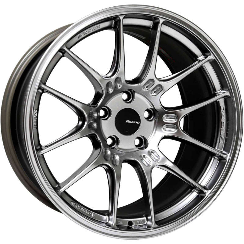 Enkei GTC02 19x8 5x114.3 45mm Offset 75mm Bore Hyper Silver Wheel