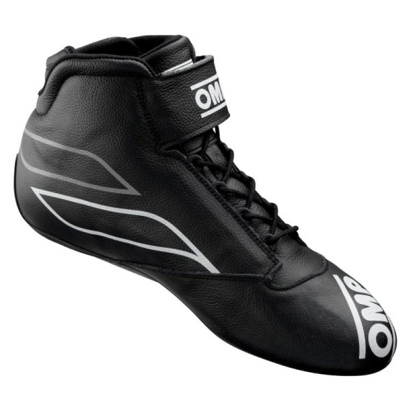 OMP Racing OMP One-S Shoes Black/Fluorescent Yellow - Size 37 (Fia 8856-2018)