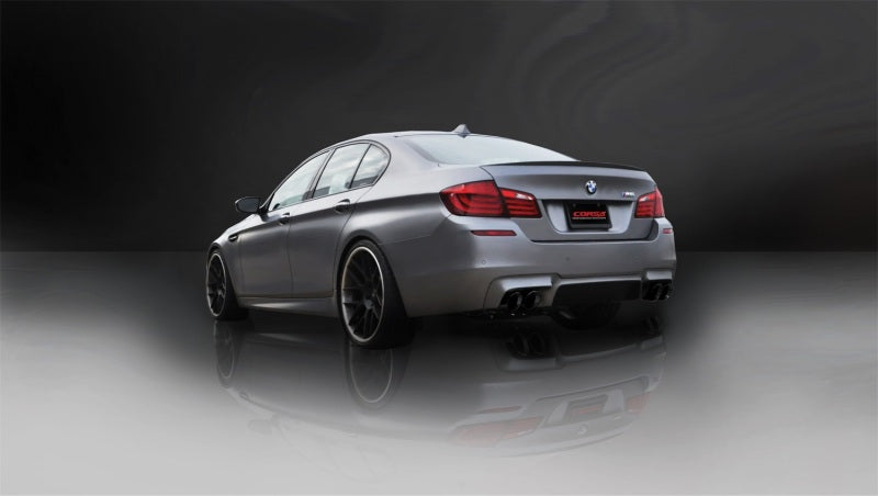 CORSA Performance Corsa 12-13 BMW M5 F10 Black Sport Axle-Back Exhaust