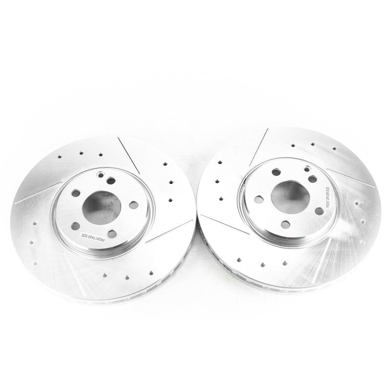 PowerStop Power Stop 04-06 Mercedes-Benz E500 Front Evolution Drilled & Slotted Rotors - Pair