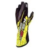 OMP Racing OMP KS-2 Art Gloves Black/Yellow - Size 4 (For Children)