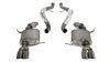 CORSA Performance Corsa 08-12 BMW M3 E90 Polished Sport Cat-Back Exhaust