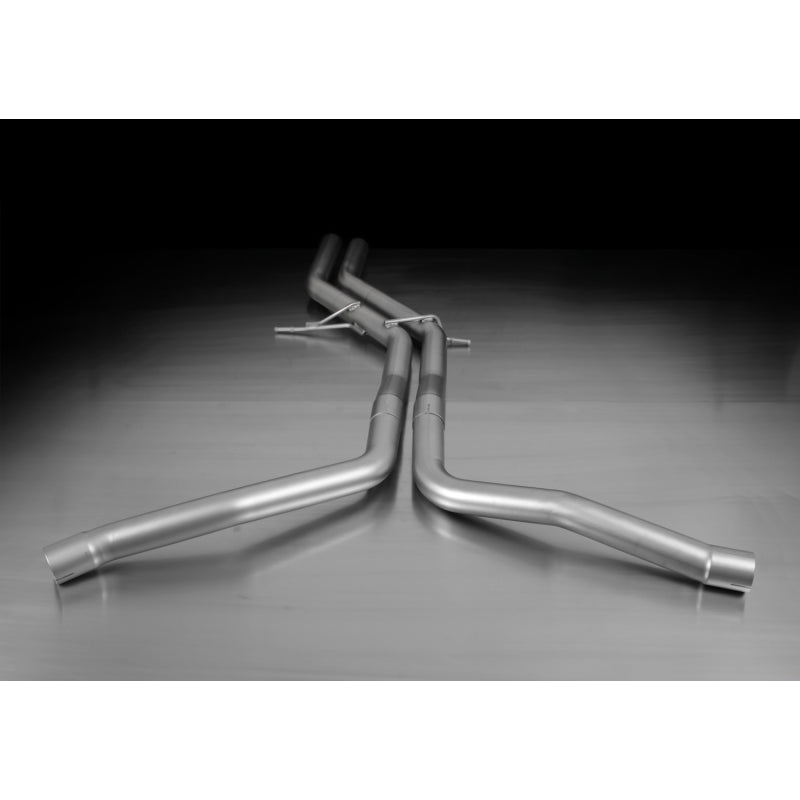 2007-Audi-S5-Quattro-Coupe-(B8)-4.2L-Fsi-V8-(Cau)-Non-Resonated-Front-Section-Pipe