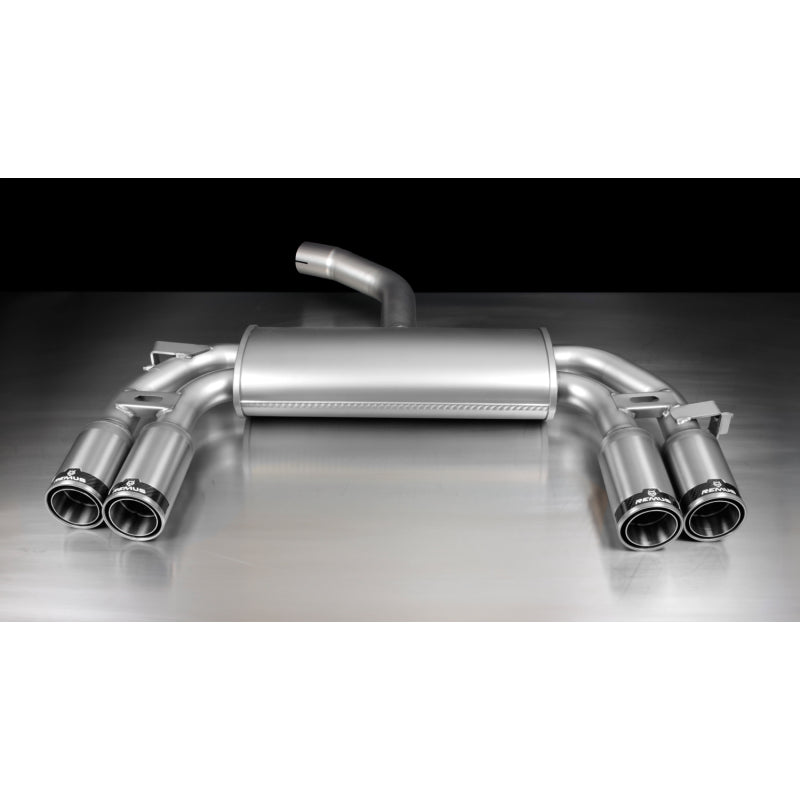 2011-Volkswagen-Golf-Vi-1.2L-Cat-Back-Exhaust-W84Mm-Straight-WCarbon-Insert-Tail-Pipe-Set