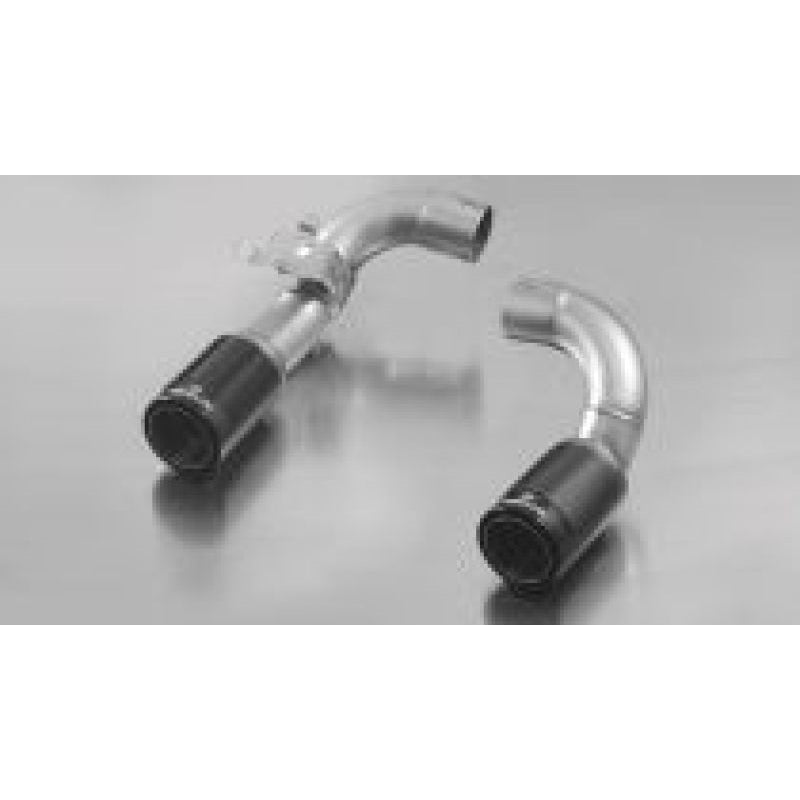 2012-Bmw-3-Series-F30F31-84Mm-Dual-Black-Chrome-Straight-WCarbon-Insert-Tail-Pipe-Set