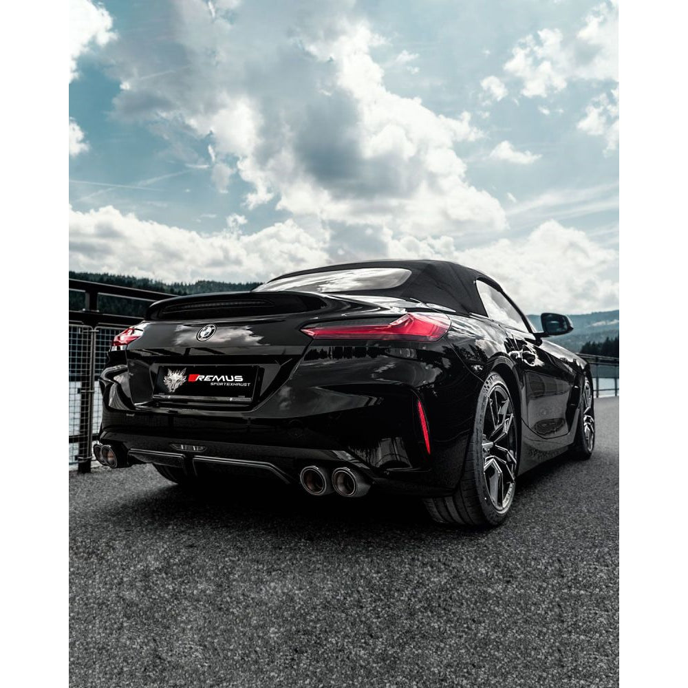 2018-Bmw-Z4-M40i-Roadster-3.0L-Turbo-(B58b30c-R6-WGpf)-Axle-Back-Exhaust-(Tail-Pipes-Req)