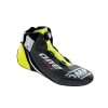 OMP Racing OMP One Evo X R Shoes Black/Silver/Fluorescent Yellow - Size 38 (Fia 8856-2018)