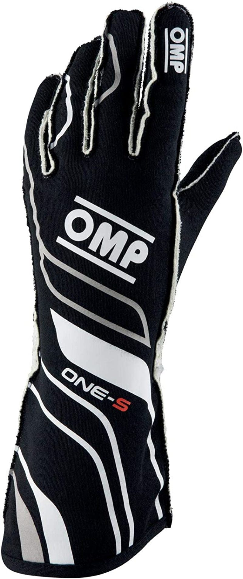 OMP Racing OMP One-S Gloves Black - Size XL Fia 8556-2018