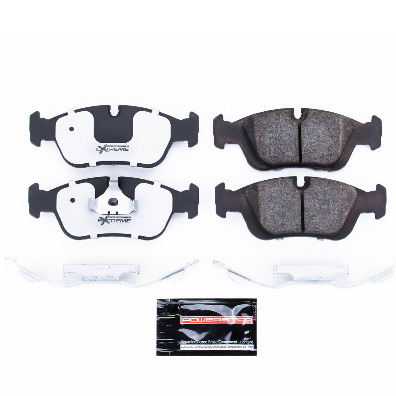 PowerStop Power Stop 91-98 BMW 318i Front Z26 Extreme Street Brake Pads w/Hardware