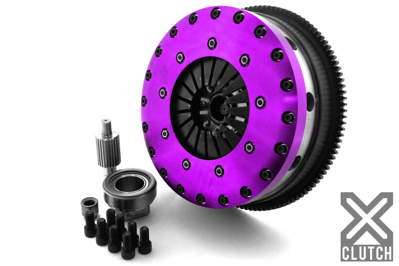 Clutch-Kit-Inc-Chromoly-Flywheel;-9-Twin-Solid-Organic-Clutch-Discs