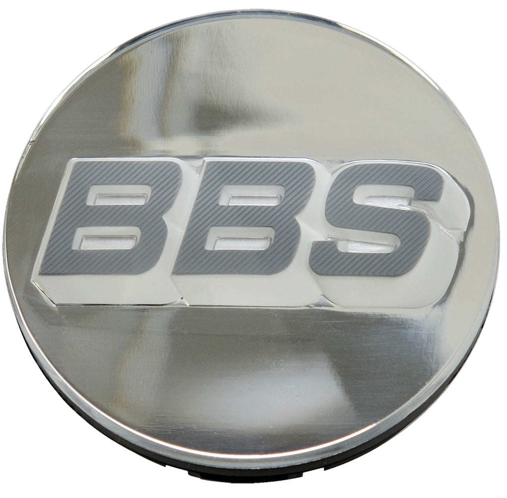 BBS Center Cap 56mm Polished/Grey - 3D