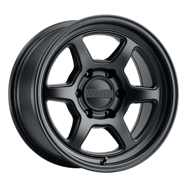 Kansei Wheels Kansei K14MB Roku 17x8.5in / 6x135 BP / -10mm Offset / 87.1mm Bore - Matte Black Wheel