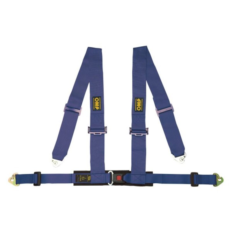 OMP Racing OMP Seat Belts Ece Homologated 4 Point Harness - Blue