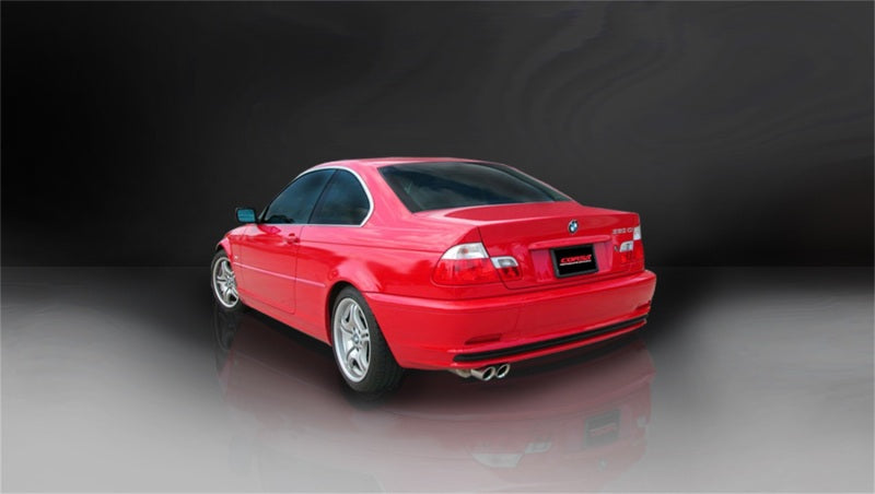 CORSA Performance Corsa 01-06 BMW 325i/ci Convertible E46 Polished Sport Axle-Back Exhaust