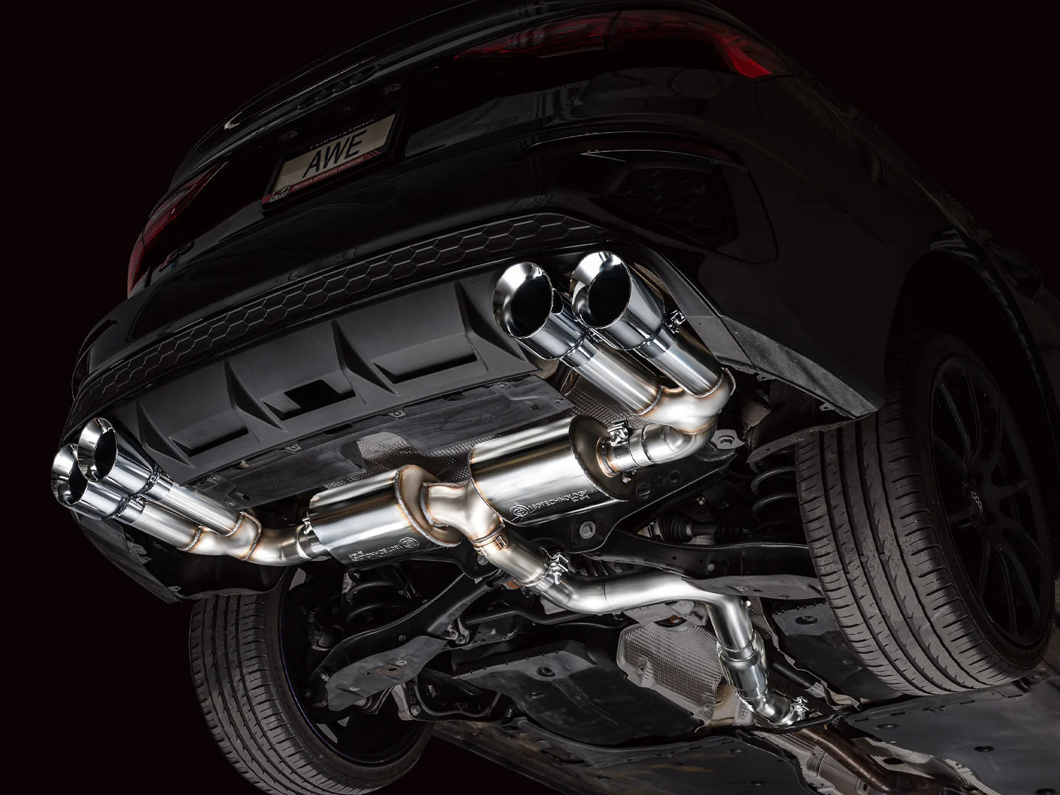 AWE Tuning Touring Exhaust - Audi 8Y S3