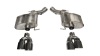 CORSA Performance Corsa 12-15 BMW M6 F12 / F13 / F06 Polished Sport Axle-Back Exhaust