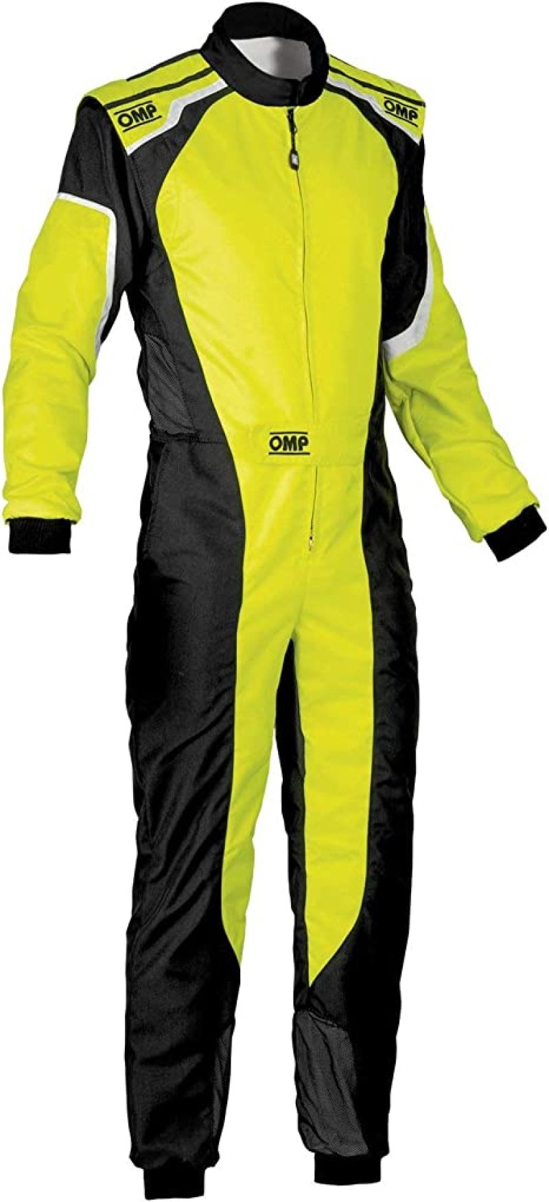 OMP Racing OMP KS-3 Overall Yellow/Black - Size 130 (For Children)