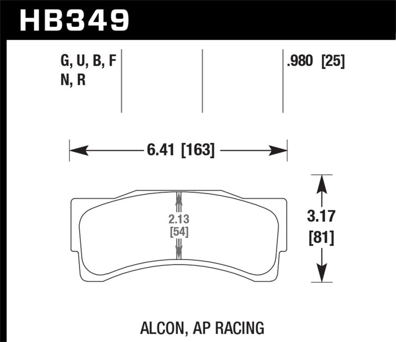 Hawk Performance 14-16 BMW M235i 3.0L HPS 5.0 Front brake pads