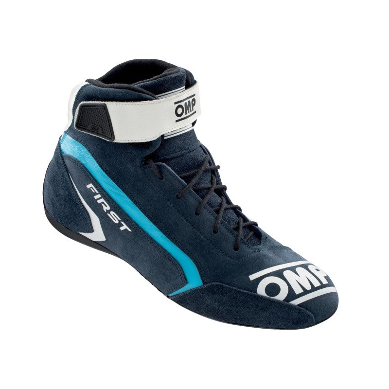 OMP Racing OMP First Shoes My2021 Blue/Cyan - Size 37 (Fia 8856-2018)