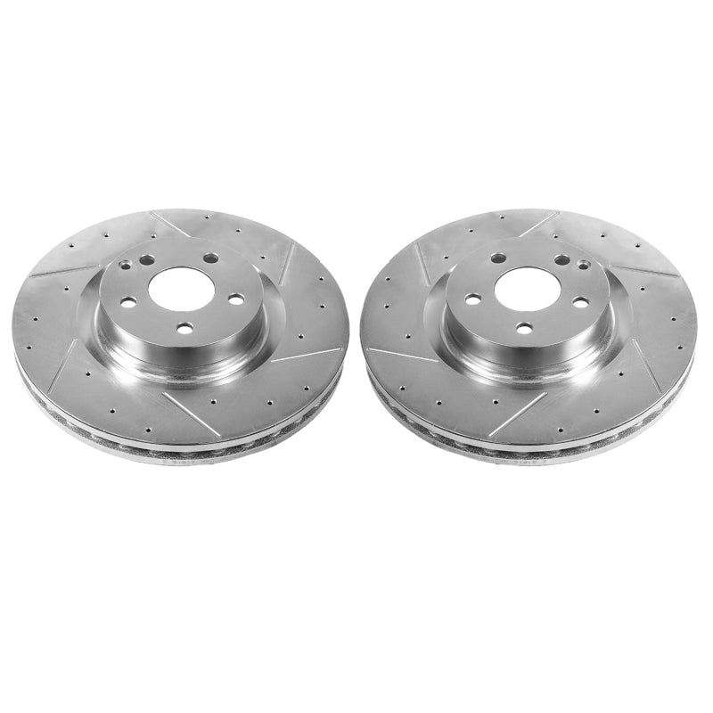 PowerStop Power Stop 12-16 Mercedes-Benz C250 Front Evolution Drilled & Slotted Rotors - Pair