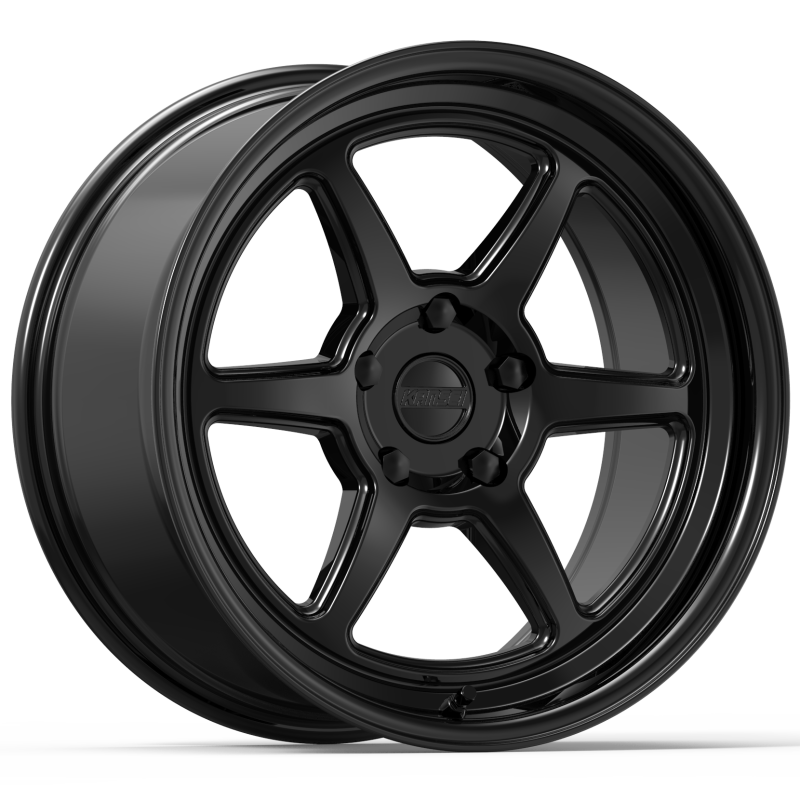 Kansei Wheels Kansei K14B Roku 18x9in / 5x100 BP / 12mm Offset / 66.56mm Bore - Gloss Black Wheel